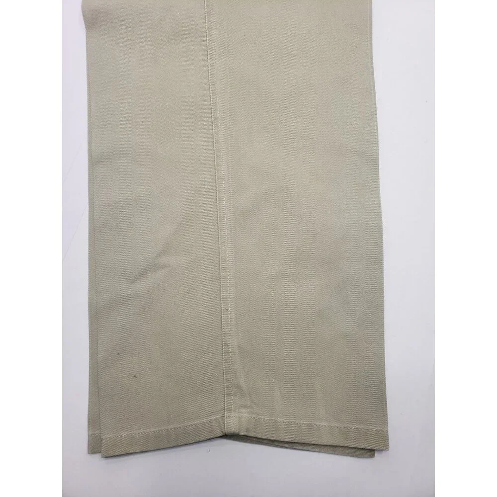 Lee Men’s Khaki Extreme Motion Flat Front Relaxed Taper Pants Size 40X30